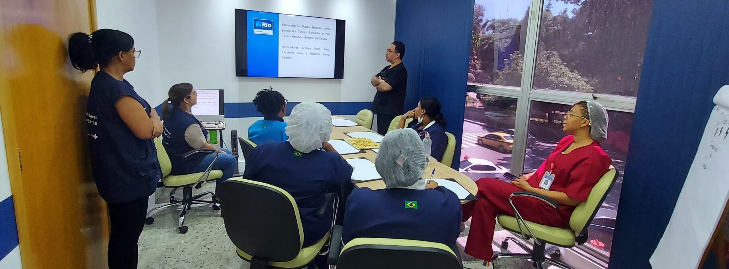 Reunião da Equipe Assistencial do CTI Pediátrico do HMSA