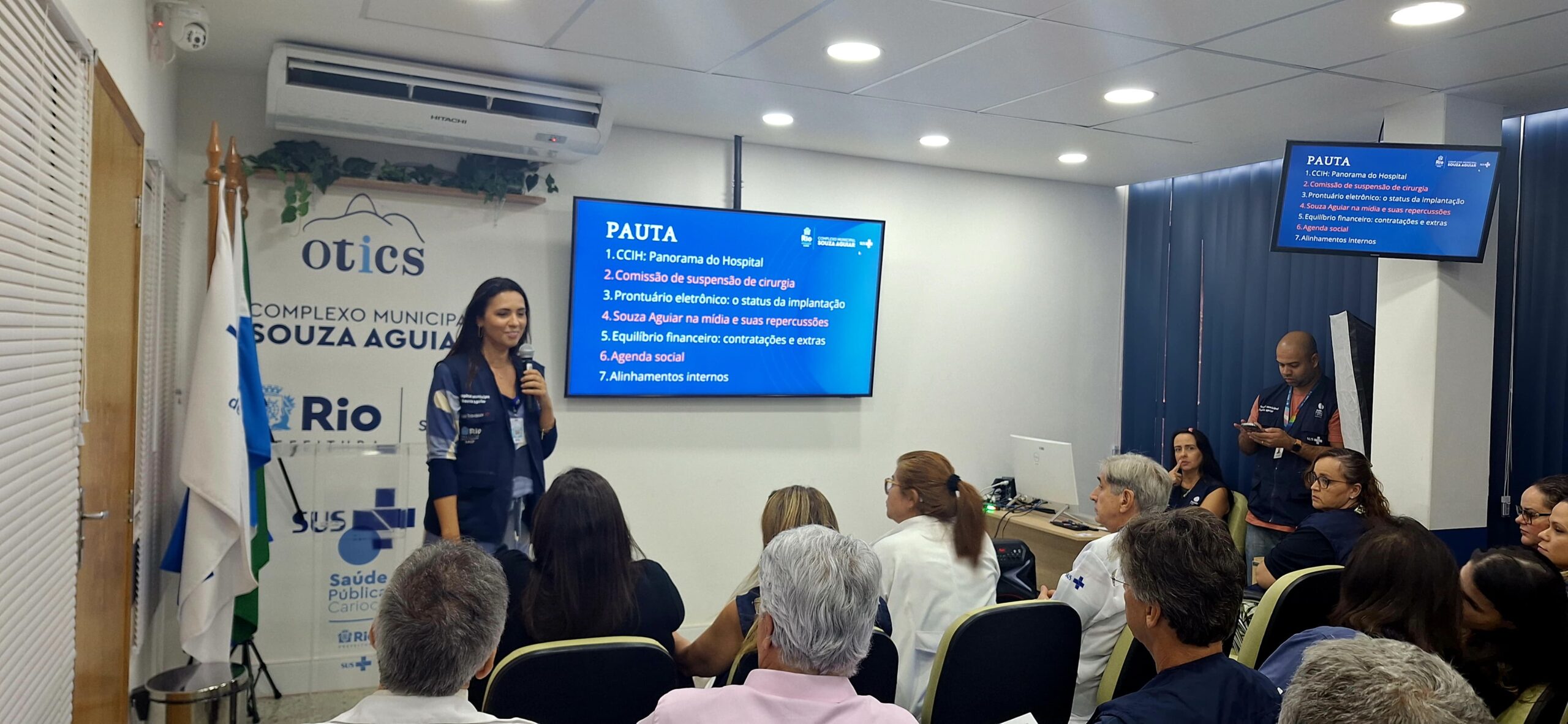 REUNIÃO DO COLEGIADO DE CHEFIAS DO COMPLEXO HOSPITALAR SOUZA AGUIAR