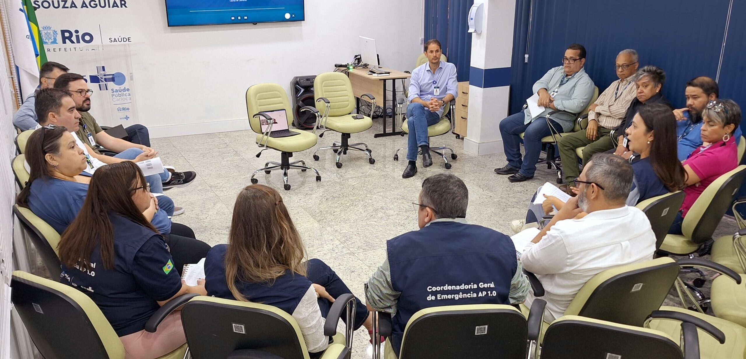 REUNIÃO DA DIREÇÃO DO HOSPITAL MUNICIPAL SOUZA AGUIAR