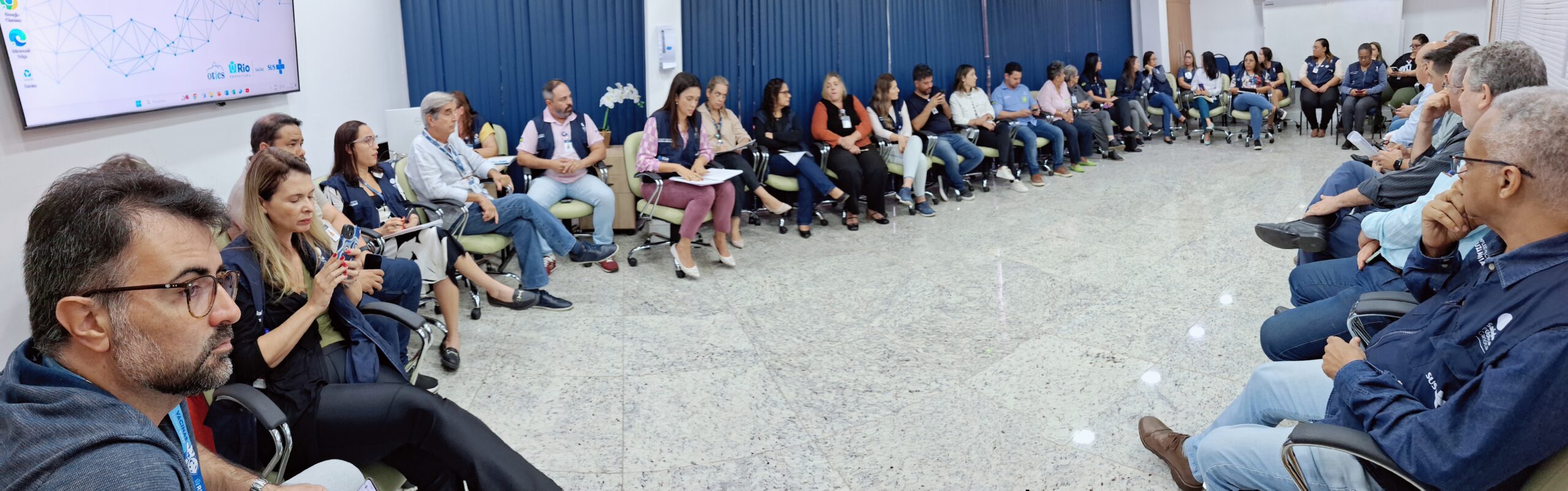 REUNIÃO DA DIREÇÃO DO HOSPITAL MUNICIPAL SOUZA AGUIAR