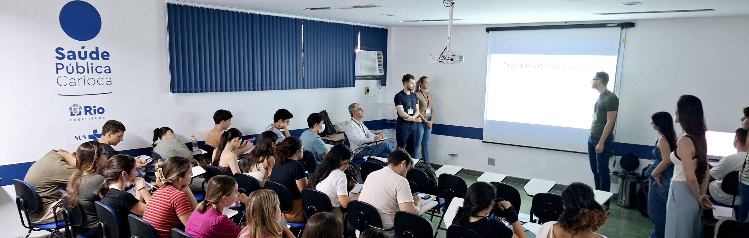 AULA SOBRE CEFALEIA E DOR LOMBAR É REALIZADA NA ESTAÇÃO OTICS RIO SOUZA AGUIAR