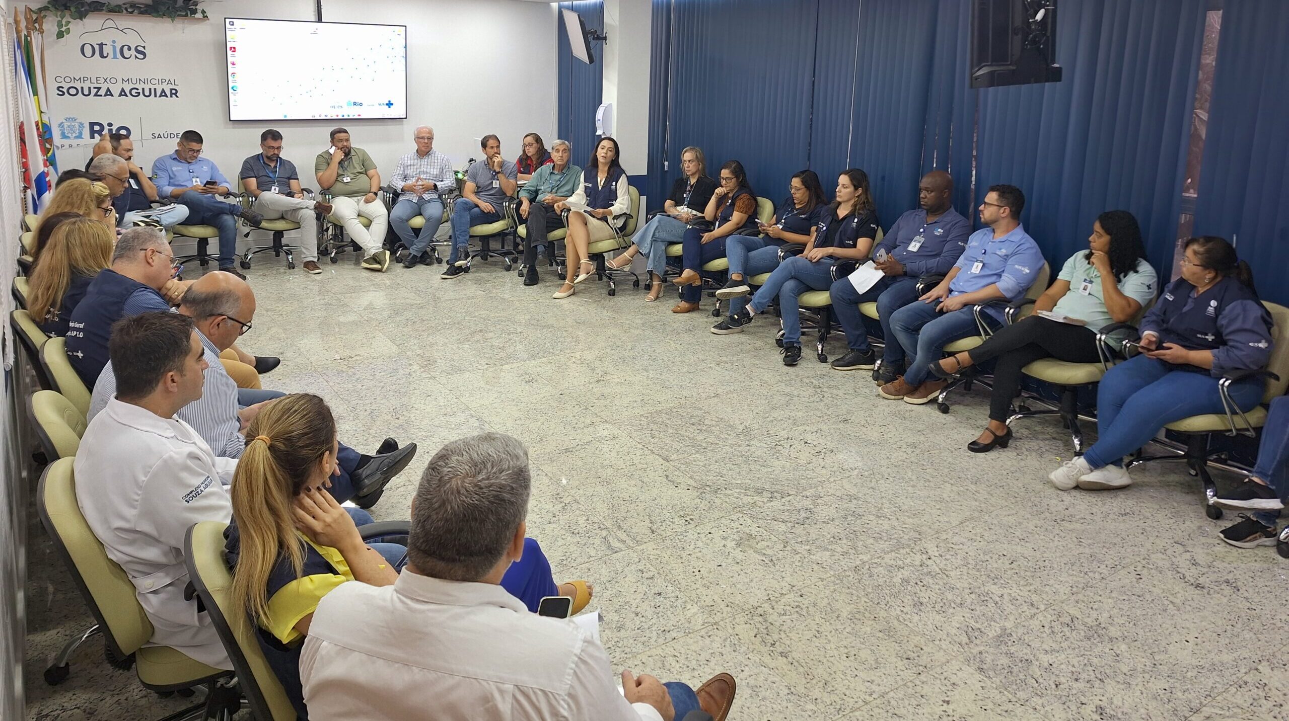 REUNIÃO DA DIREÇÃO DO HOSPITAL MUNICIPAL SOUZA AGUIAR