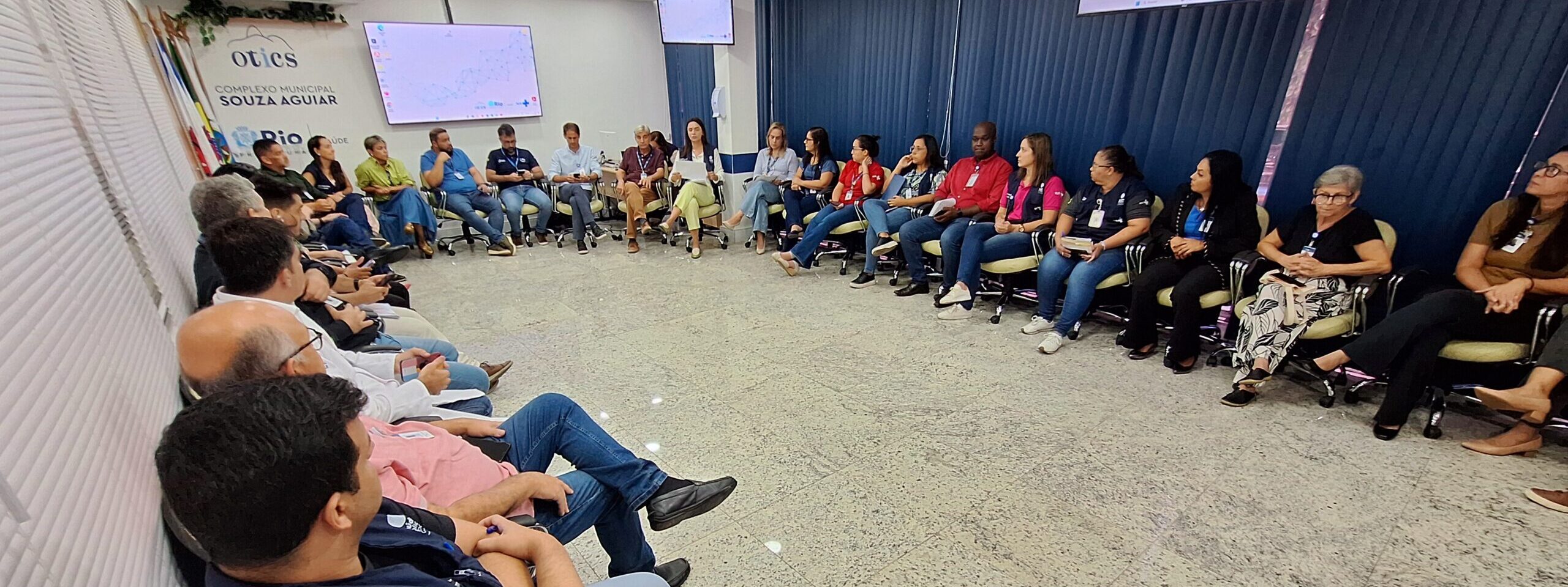 Reunião da Direção do Hospital Municipal Souza Aguiar