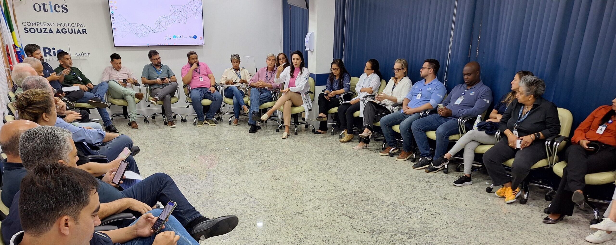 REUNIÃO DA DIREÇÃO DO HOSPITAL MUNICIPAL SOUZA AGUIAR