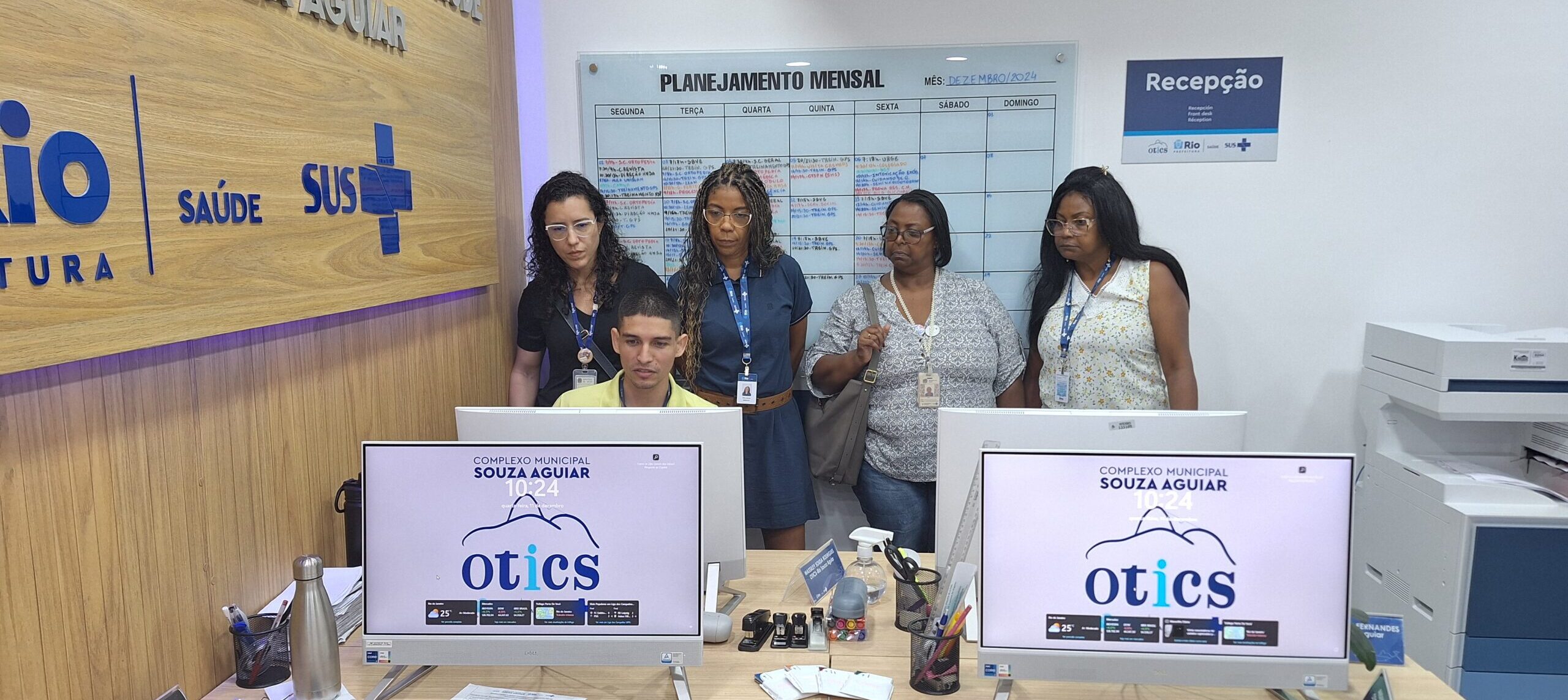 VISITA DA EQUIPE DO CENTRO DE ESTUDOS DO HOSPITAL MUNICIPAL DO ANDARAÍ