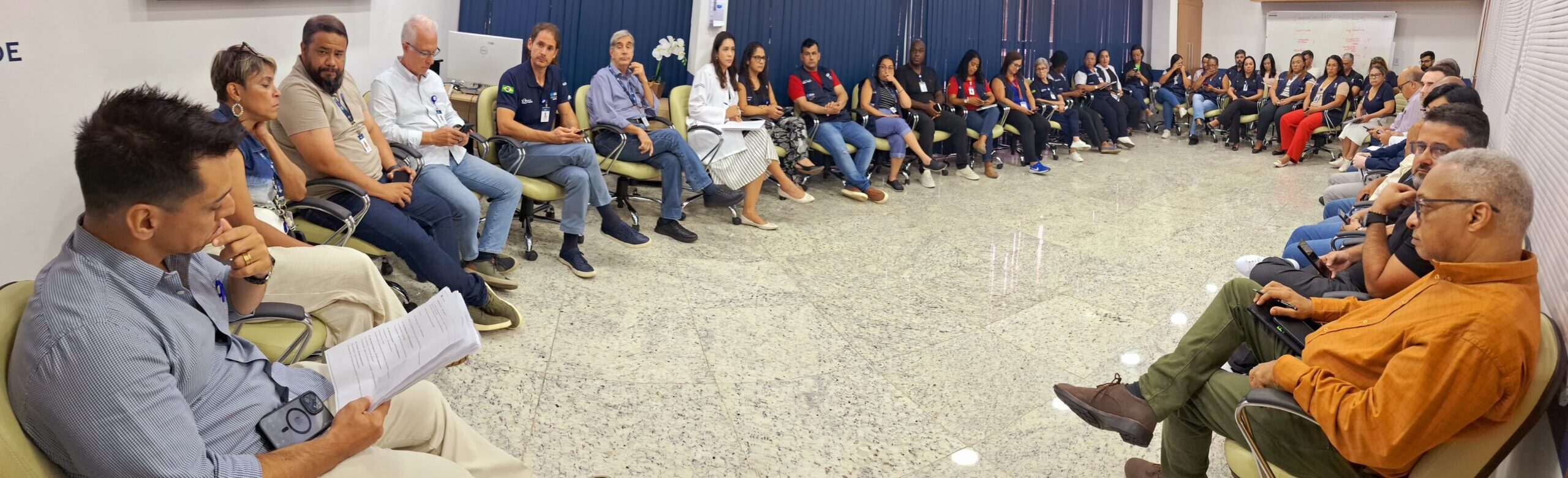 REUNIÃO DA DIREÇÃO DO HOSPITAL MUNICIPAL SOUZA AGUIAR