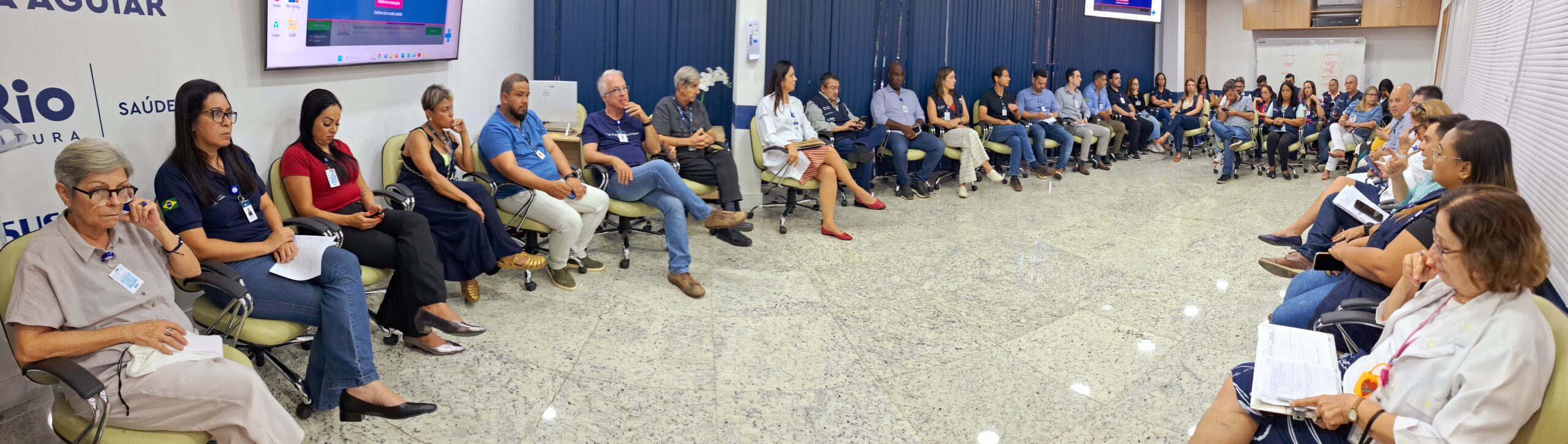 REUNIÃO DA DIREÇÃO DO HOSPITAL MUNICIPAL SOUZA AGUIAR