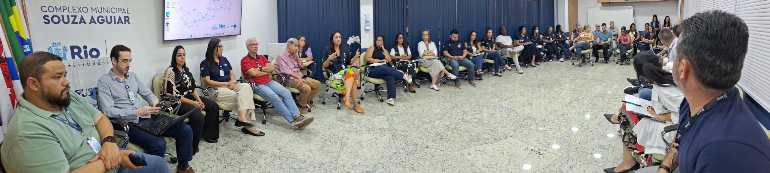 REUNIÃO DA DIREÇÃO DO HOSPITAL MUNICIPAL SOUZA AGUIAR