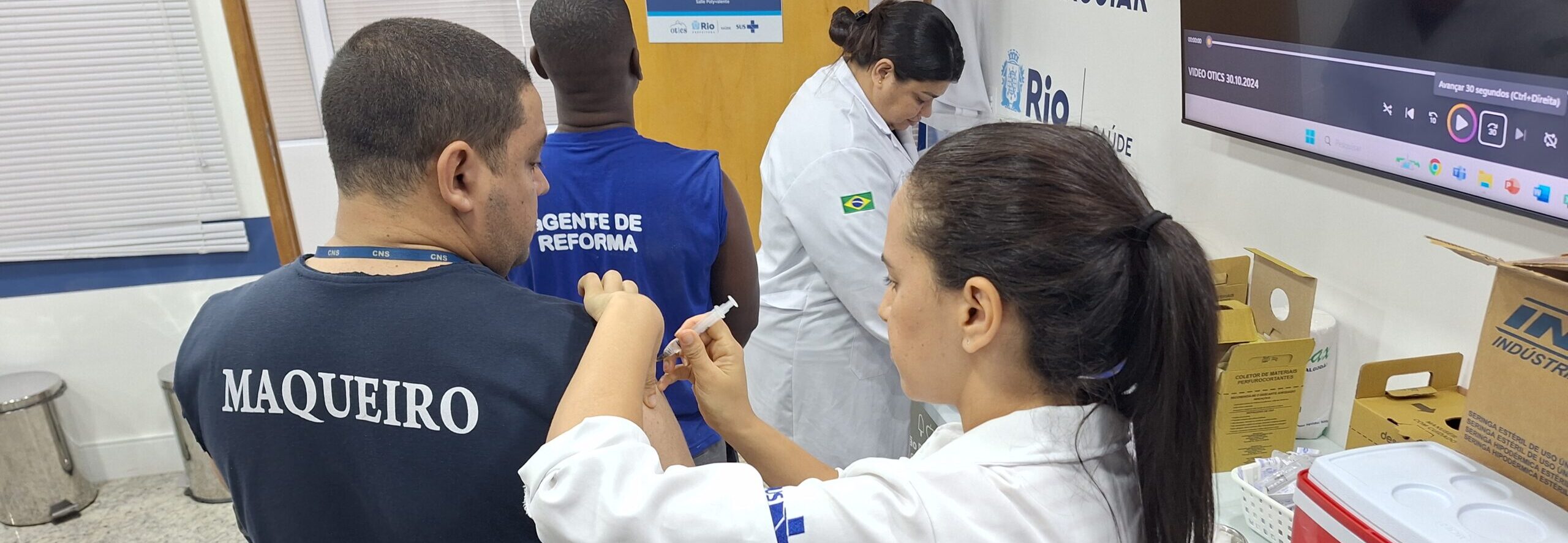 2º DIA DA CAMPANHA DE VACINAÇÃO – HMSA