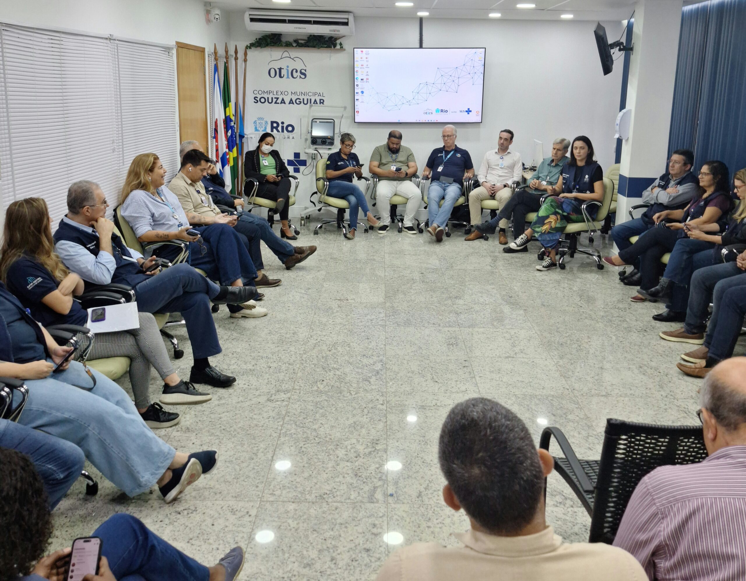 REUNIÃO DA DIREÇÃO DO HOSPITAL MUNICIPAL SOUZA AGUIAR