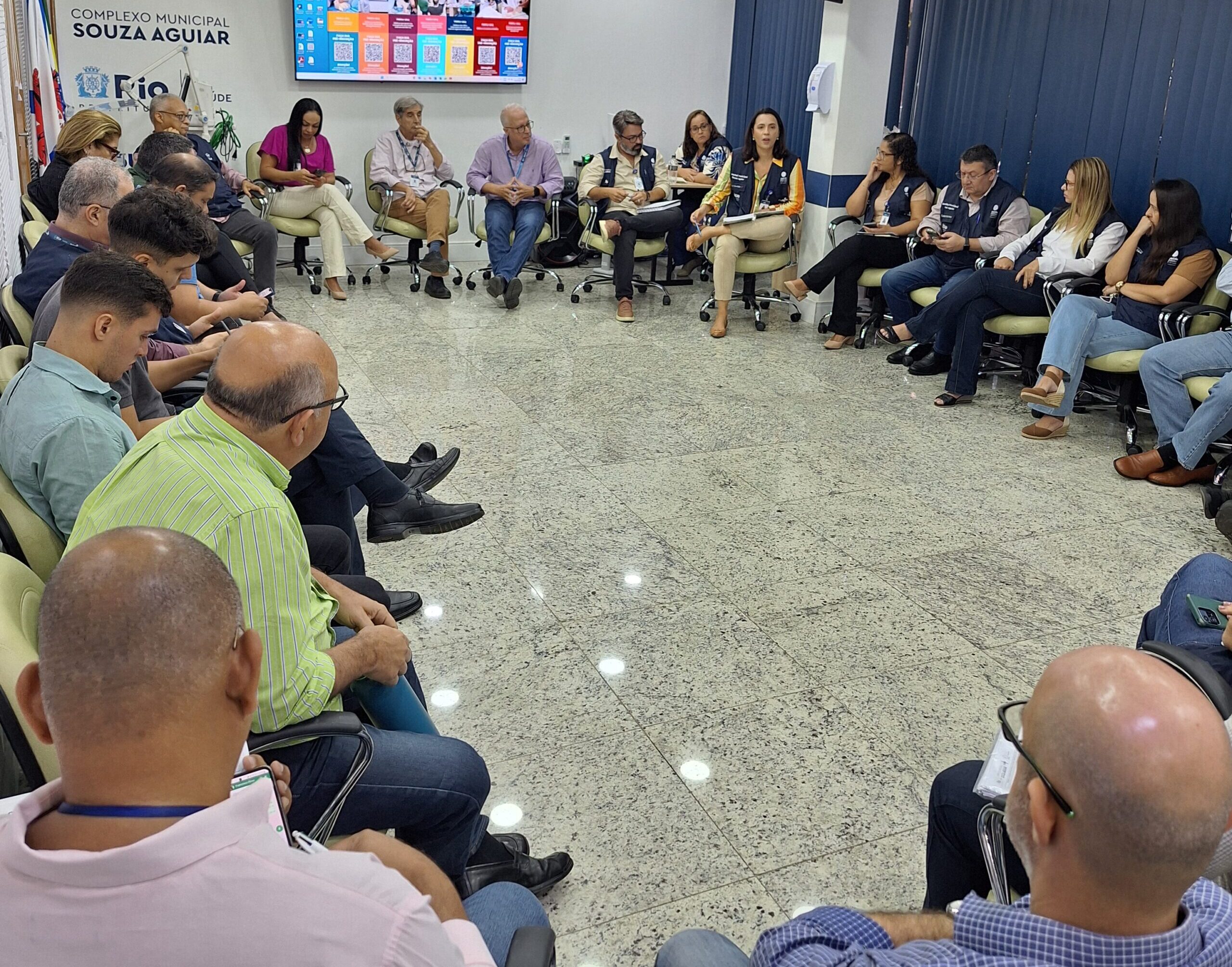REUNIÃO DA DIREÇÃO DO HOSPITAL MUNICIPAL SOUZA AGUIAR