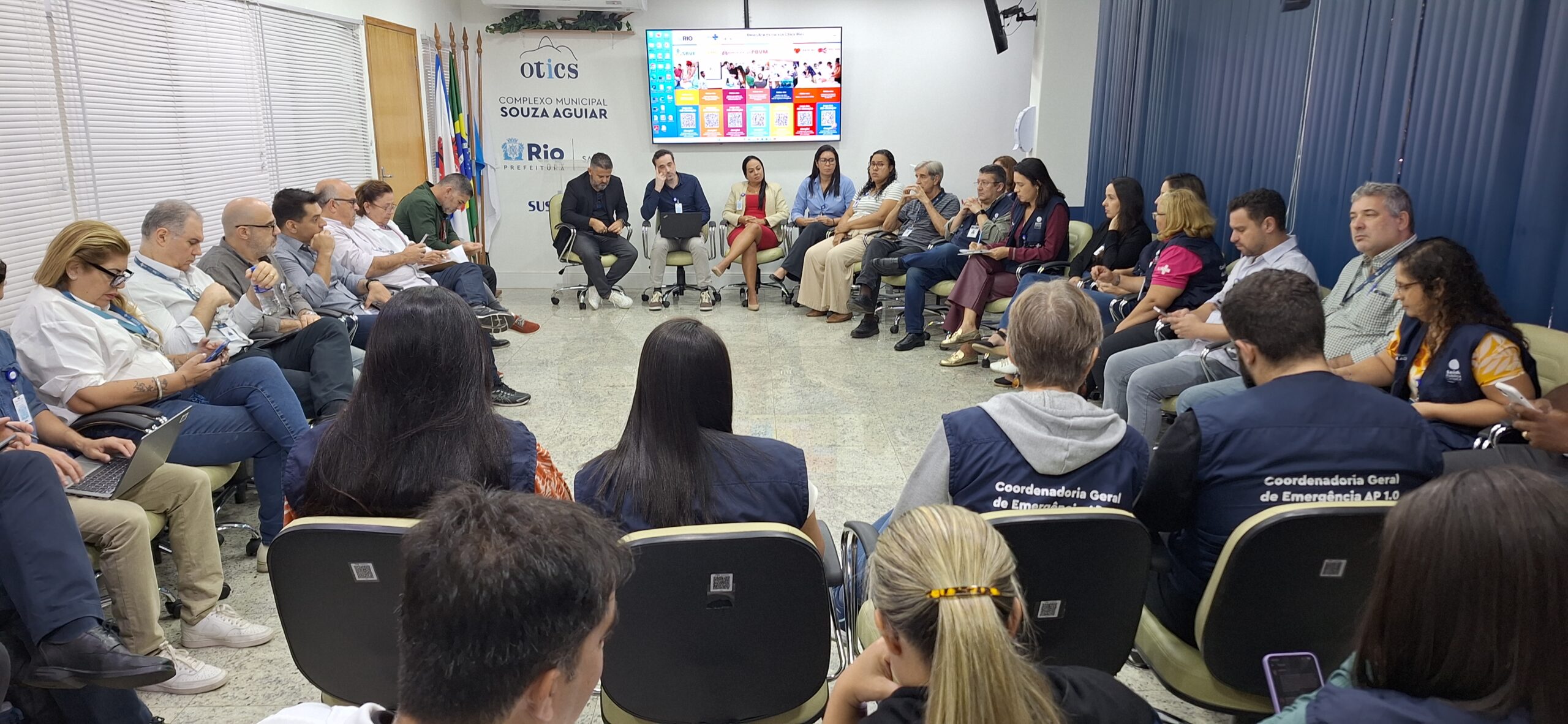 REUNIÃO DA DIREÇÃO DO HOSPITAL MUNICIPAL SOUZA AGUIAR