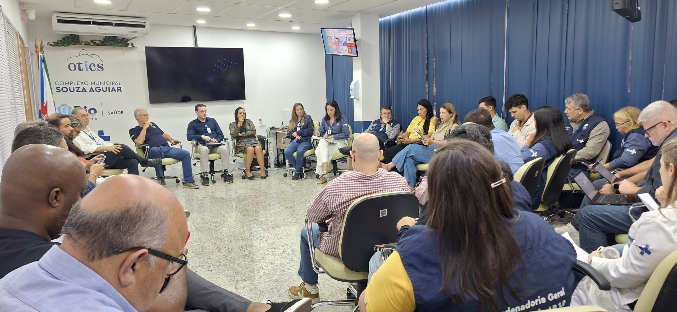REUNIÃO DA DIREÇÃO DO HOSPITAL MUNICIPAL SOUZA AGUIAR
