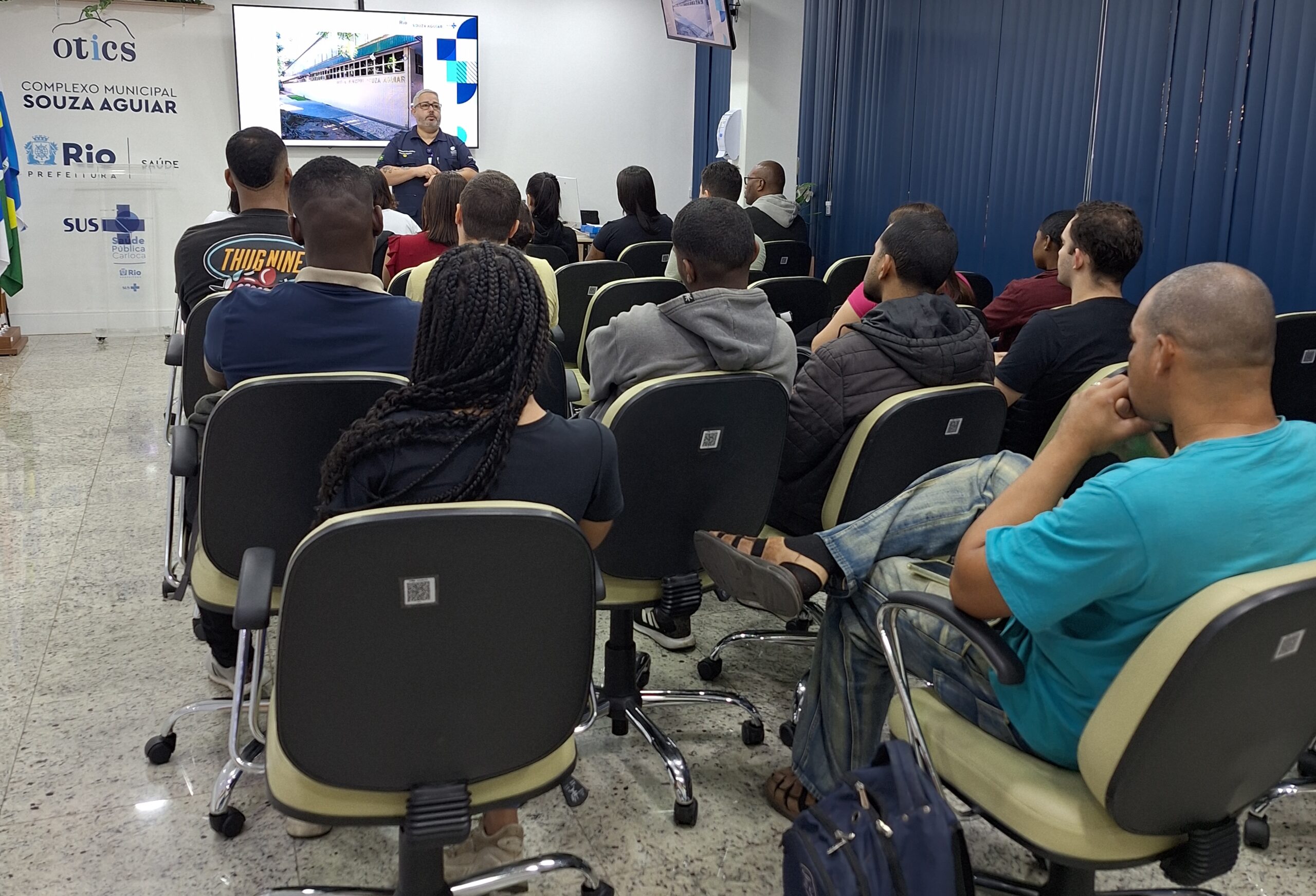 RECEPÇÃO DE NOVOS ESTAGIÁRIOS DE RADIOLOGIA NA OTICS-RIO SOUZA AGUIAR