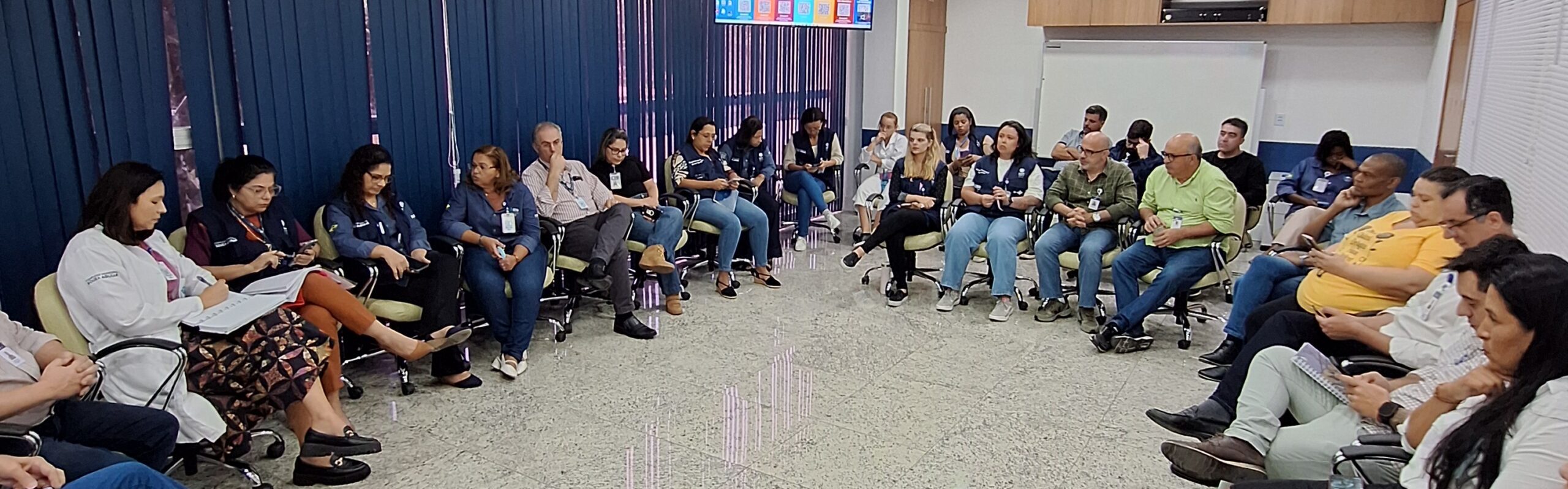 REUNIÃO DA DIREÇÃO DO HOSPITAL MUNICIPAL SOUZA AGUIAR