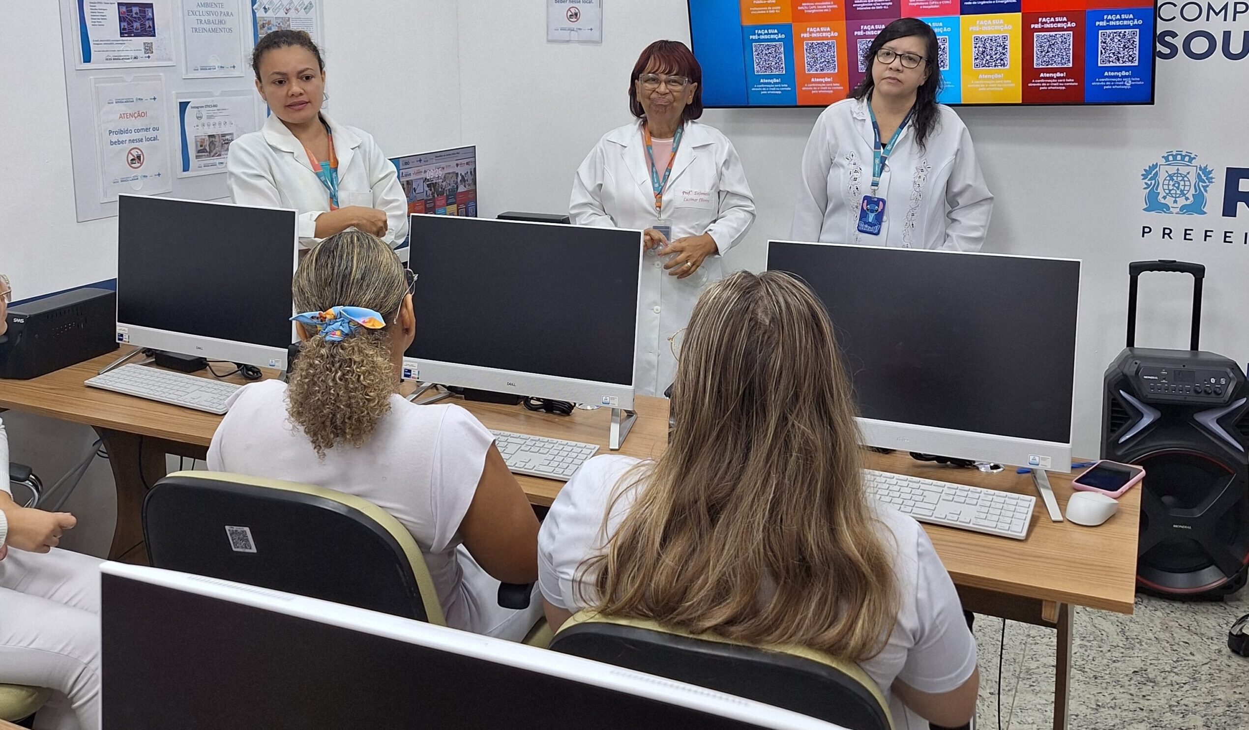 RECEPÇÃO DOS ACADÊMICOS DE ENFERMAGEM DO 10º PERÍODO DA UNISUAM – ABERTURA DO 3º MÓDULO