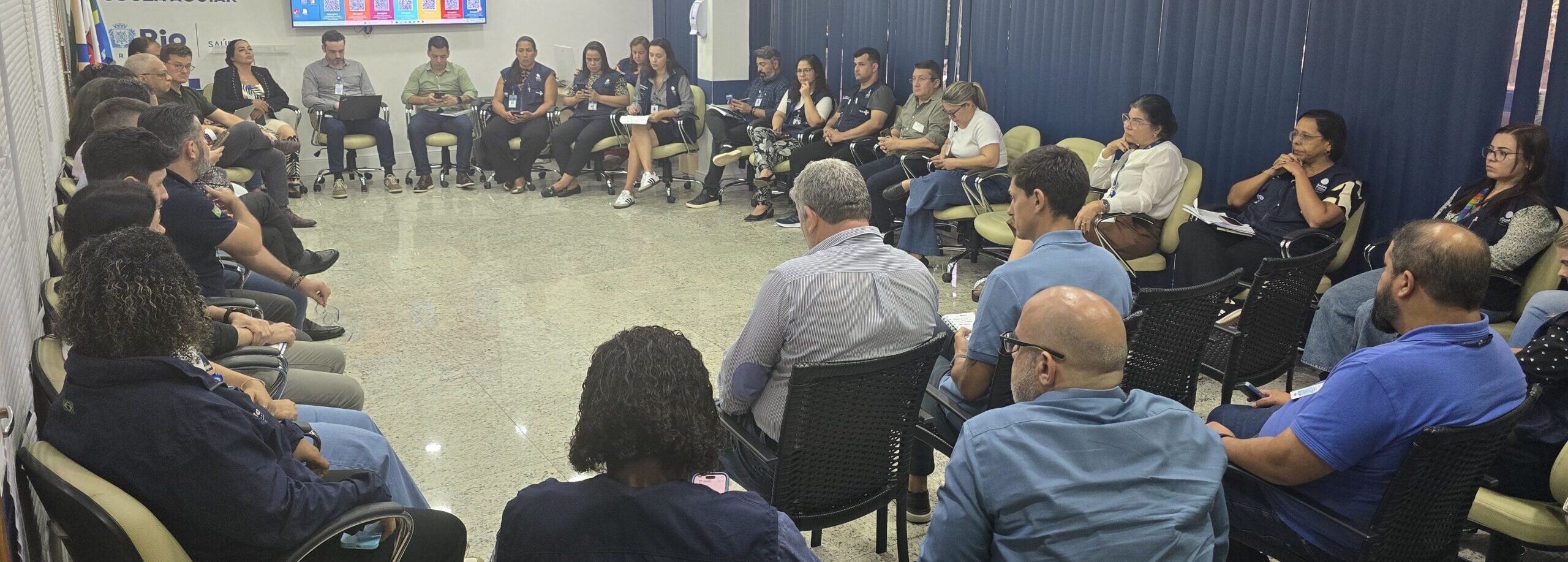 Reunião da Direção do Hospital Municipal Souza Aguiar