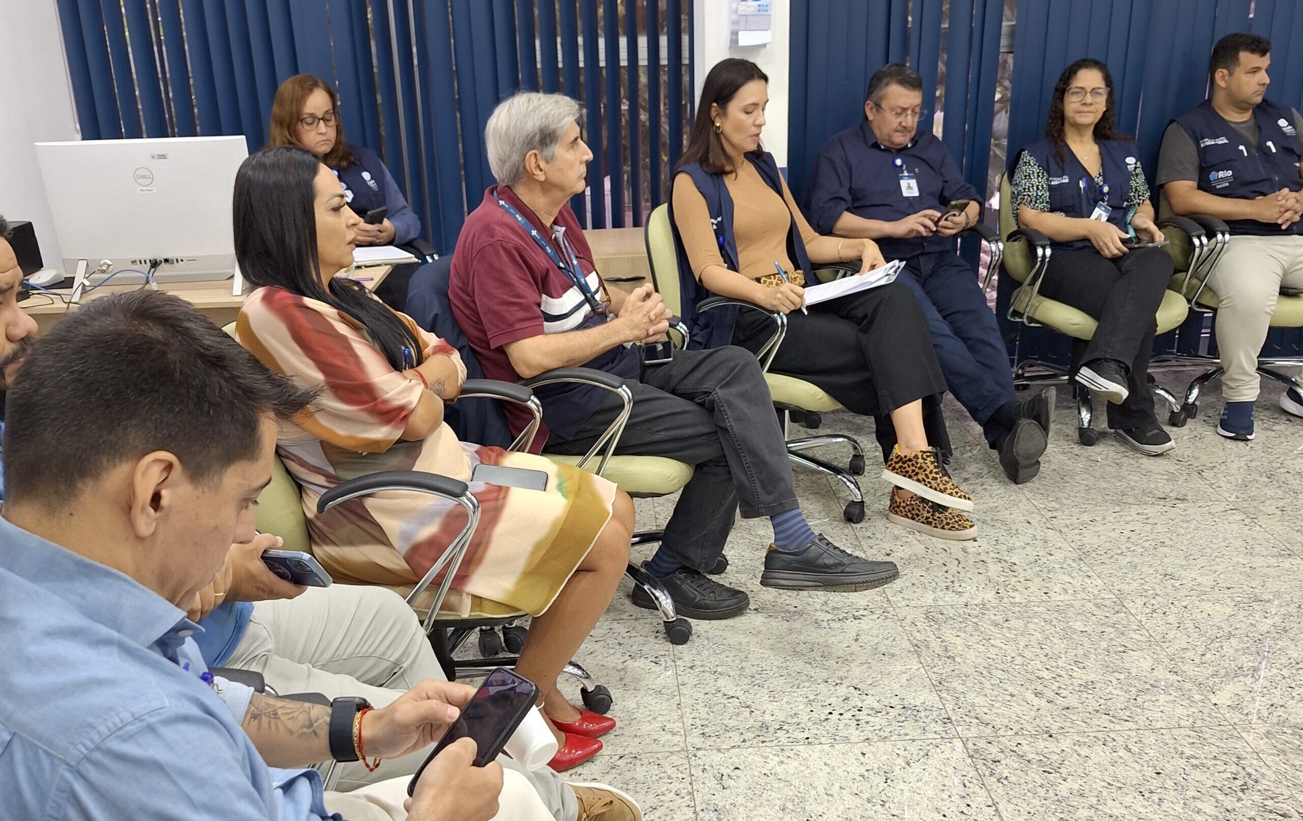 Reunião da Direção do Hospital Municipal Souza Aguiar