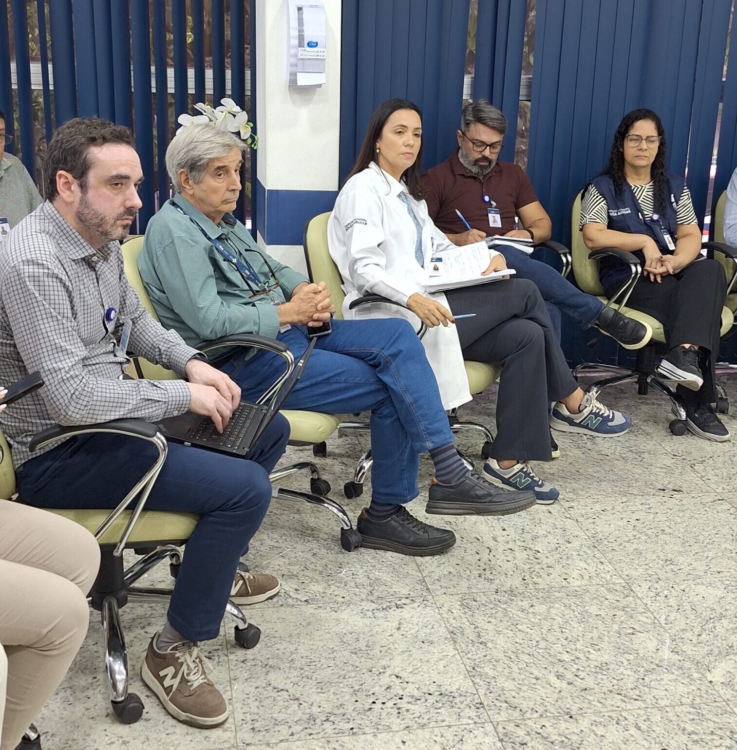 Reunião da Direção do Hospital Municipal Souza Aguiar