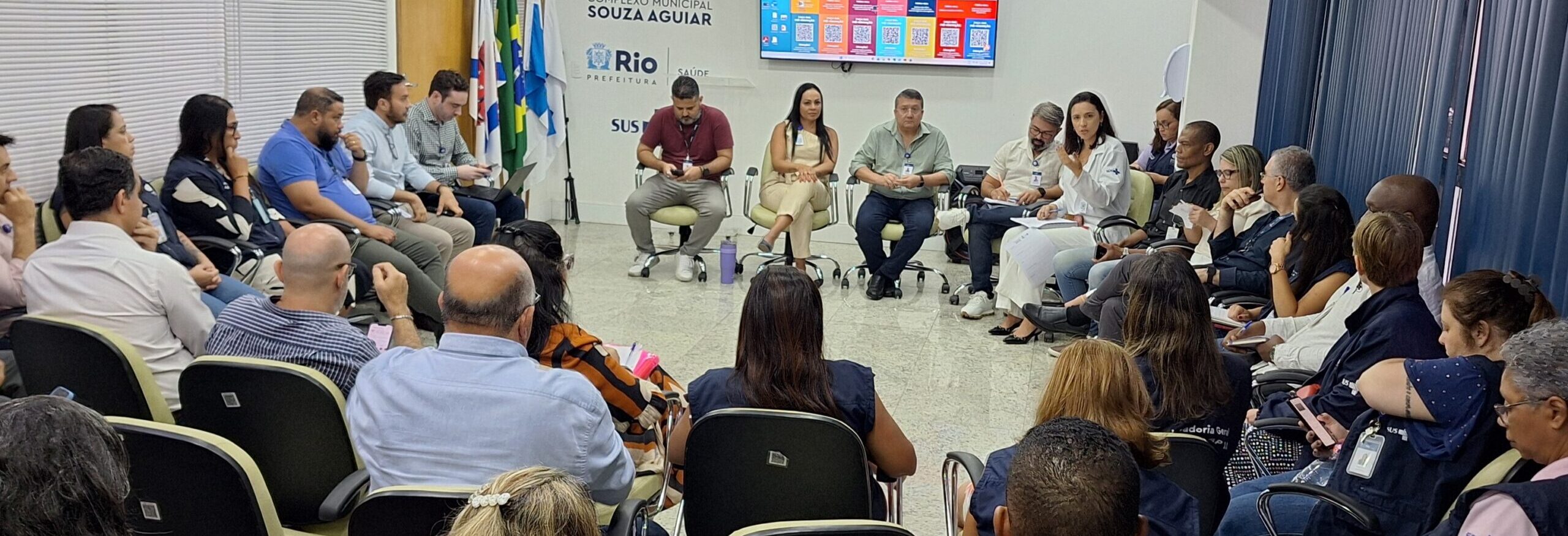Reunião da Direção do Hospital Municipal Souza Aguiar