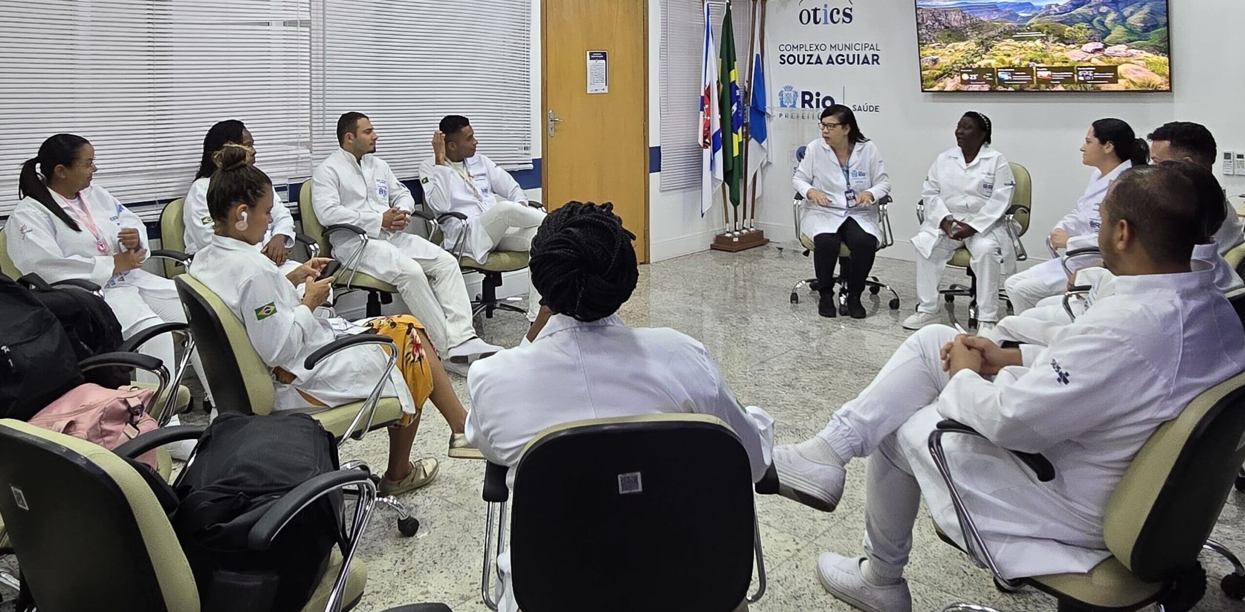 Recepção dos Acadêmicos de Enfermagem do 10º Período da UNISUAM