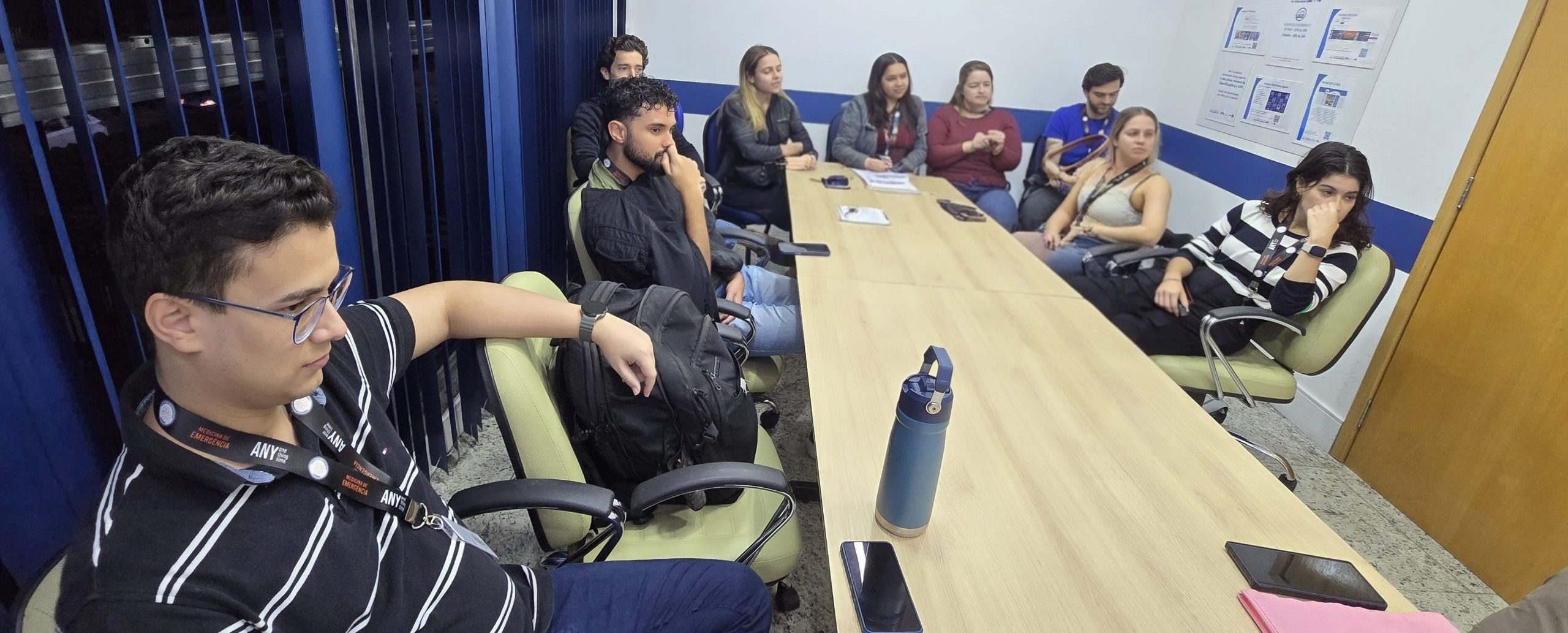 Aula do Programa de Residência em Medicina de Emergência.