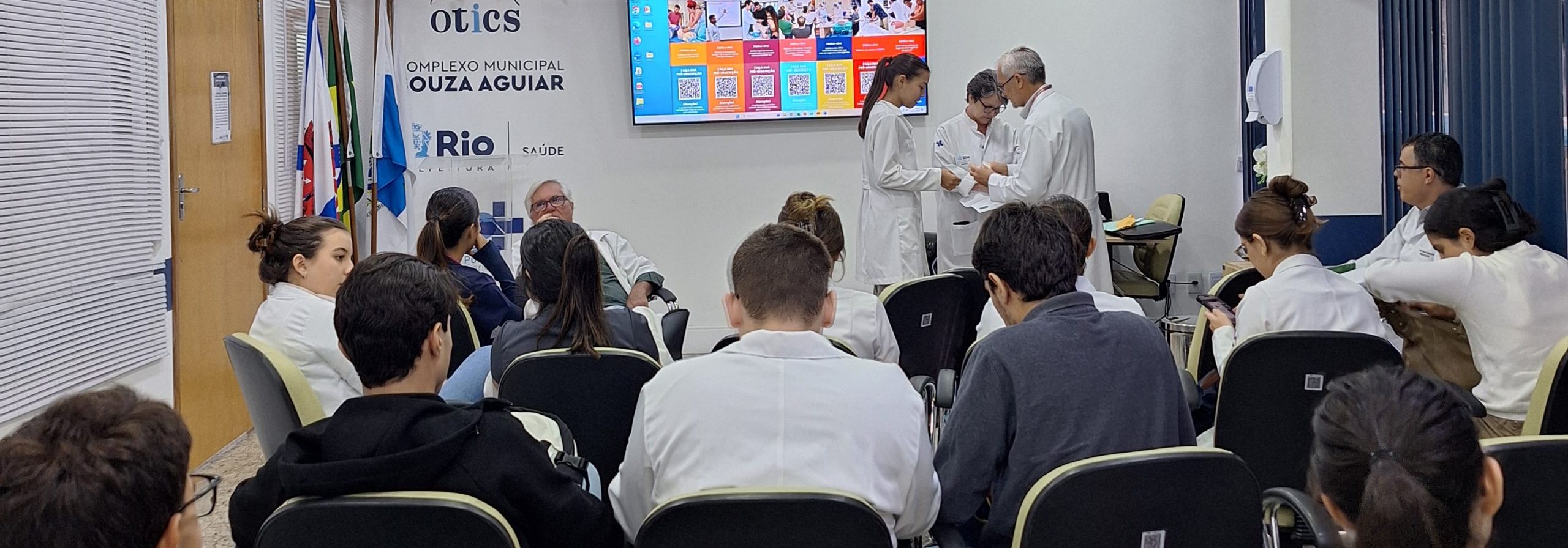 RECEPÇÃO DOS ALUNOS DA FACULDADE DE MEDICINA SOUZA MARQUES