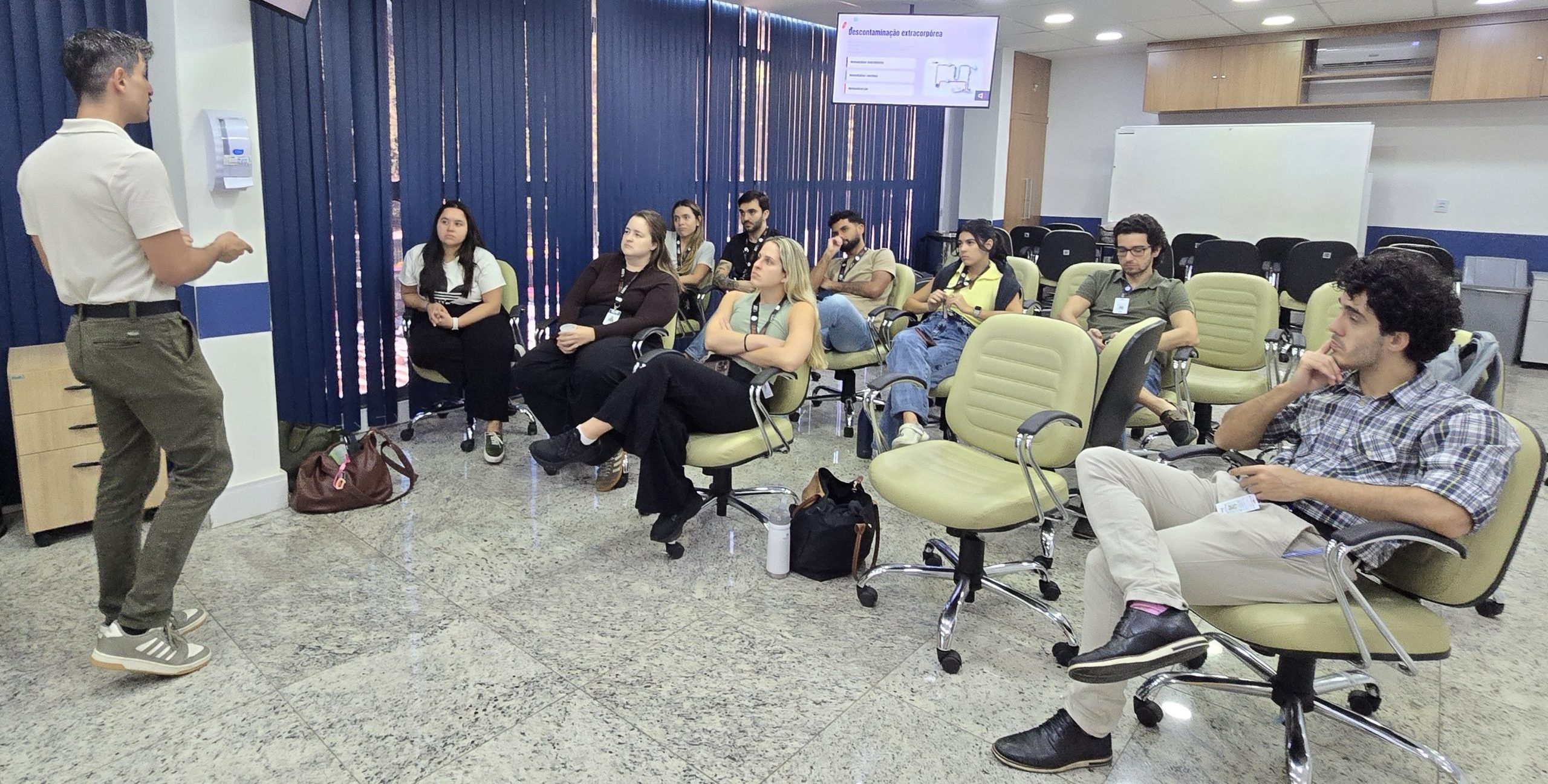 Aula do Programa de Residência em Medicina de Emergência.