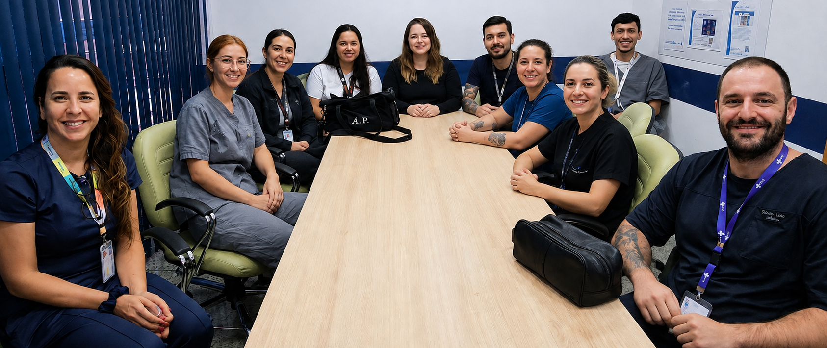 Aula do Programa de Residência em Medicina de Emergência.